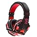 Produktbild SY830MV 3,5 mm Gaming Headset Surround Sound über Ohr Spiel Gaming Kopfhörer Computer Kopfhörer Stereomikrofon Kopfhörer (Farbe: rot)
