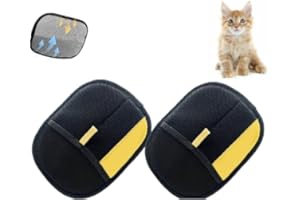 AWLVE Le Comptoir Animalier FurFree – Gant Anti-Poils Réutilisable & Écologique Animaux, Et Toilettage, Gant Brosse Chat pour Canapé Meubles Tapis Siège Auto (2 pièces)