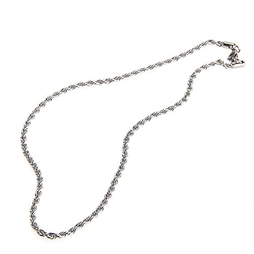 Easy Provider® Edelstahl Herren Kette Halskette 50-54cm Mittellang Neu TOP