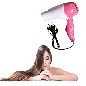 Girls,Boys Foldable Hot & Cold wind Hair Dryer With 2 Speed Control For WOMEN and MEN, Electric Foldable Hair Dryer 1000 WATT? (PACK1)