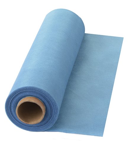 Tischdeckenrolle Vlies 25 m Breite 1,10 m hellblau