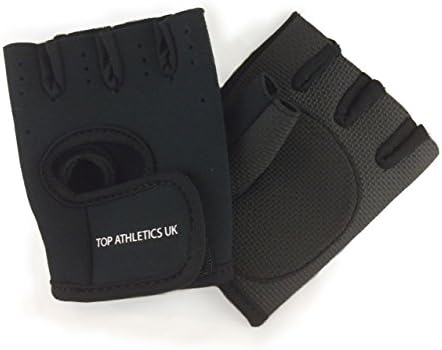 Fitness Gloves for Weight Lifting and Sport (Black, Adult Size)