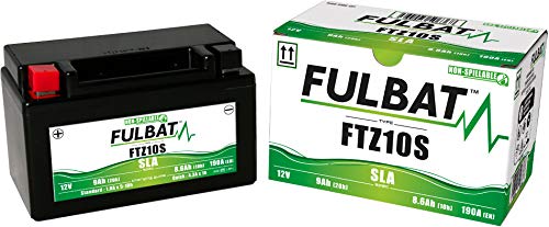 Batería FULBAT SLA YTZ10S 12V 8,6Ah 190A Largo: 150 x Ancho: 88 x Alto 93 (mm)