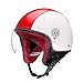 Produktbild TLPSB GRL Moto Classic Leder Jethelm Motorradhelm, Jethelm · Motorradhelm Rollerhelm Bobber Mopedhelm Chopper Vintage Cruiser Pilot Bikerhelm (M, L, XL),E,XL61~62CM