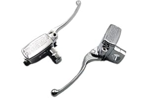 BHYSHOP 1" 25mm Handlebar Reservoir Brake Hydraulic Clutch Master Cylinder Lever Cruiser Custom