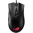 ASUS ROG Gladius II Core Mouse Gaming USB, Sensore Ottico da 6200 DPI, Design Ergonomico, Aura Sync RGB, Socket Switch Push-F