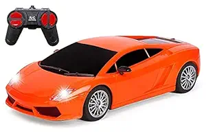 Madhav Mart RC Car with Led Lights Full Function Car, Rechargeable Racing Car for Kids with Remote Control, Toy for Kids ( Random Color )