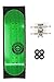 Price comparison product image Skull Fingerboards Mini Logo Green 30mm Complete Professional Wooden Fingerboard Mini Skateboard 5 PLY with CNC Bearing Wheels