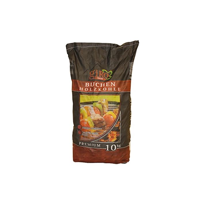 10 Kg Giro Buchengrillkohle Holzkohle Buche Grillkohle Buchengrillholzkohle Premium