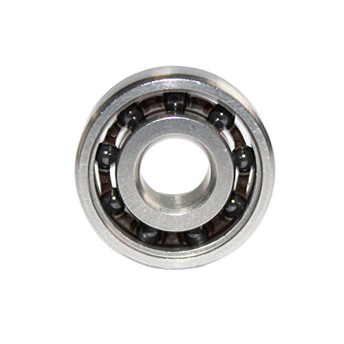 S606 Bearings Deep Groove Ball Bearing Stainless Steel with Silicon Nitride Ceramic Black 7 balls for Hand Spinner Fidget Toy Skateboard,6mm ID,17mm OD,6mm Width,10pcs/set S606 Bearings Deep Groove Ball Bearing Stainless Steel with Silicon Nitride Ceramic Black 7 balls for Hand Spinner Fidget Toy Skateboard,6mm ID,17mm OD,6mm Width,10pcs/set
