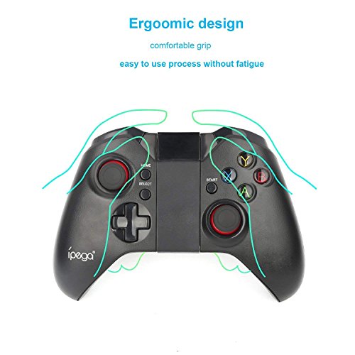 PowerLead Gap   mando cl  sico Bluetooth Wireless Gamepad del juego  con funci  n de rat  n  para PC Samsung MOTO HTC Addroid TV Box Tablet