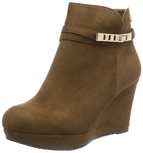 XTI Women's 29892 Unlined classic boots half length Beige Size: 6