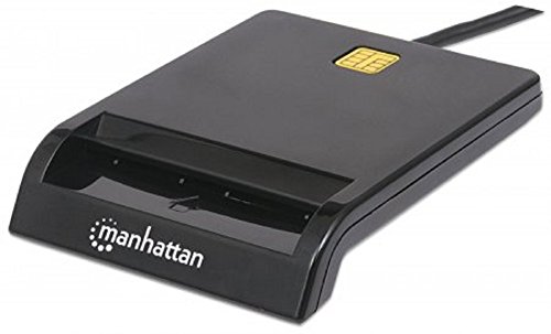 Preisvergleich Produktbild Manhattan Smartcard-Lesegerät Chipkartenleser USB extern 101776