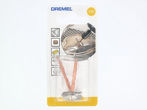 Dremel 530 Edelstahlbürste, Durchmesser 19 mm, 2 Stück, 26150530JA - 5