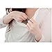 Bearsland Women's Breastfeeding Nursing Top White UK Size 10-12