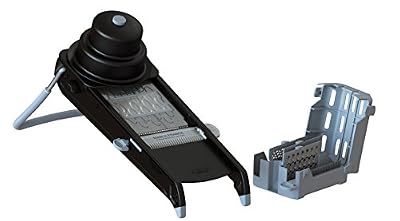 De Buyer 2015.02 'Swing' Mandoline Swing 2.0 Noire avec Râpes