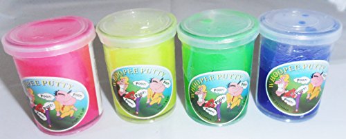 Partynelly® 4x Schleim | Noise Putty | Pups Schleim, knallige Farben | Mitgebsel - 2