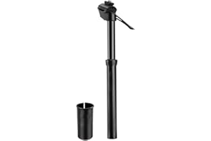 Gdfnmogo Dropper Post,Bike Seat Posts Bike Suspension Seatpost 27.2mm,Hydraulic Bicycle Drop Seat Tube For Mountain Bike(27.2*400mm)