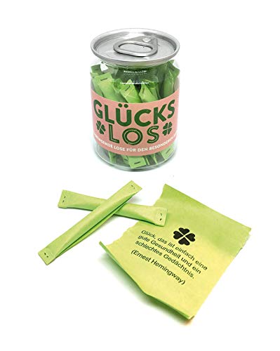 familie von quast Unisex - Erwachsene Glücks Lose in der Dose, 5 x 7 cm