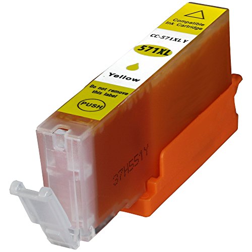 5 Tintenpatronen kompatibel zu Canon PGI-570 CLI-571 XL für Canon Pixma MG5750 MG6850 MG7750 Series – Schwarz 22ml, PGBK Color je 11 ml - 6