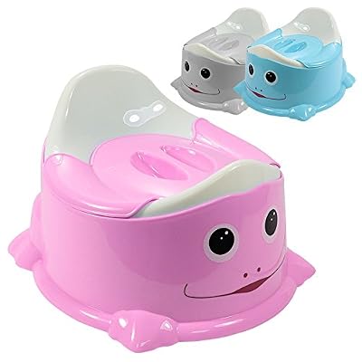 Monsieur Bébé ® Pot de toilette + couvercle anti-odeur + poignée de transport - Trois coloris - Norme CE