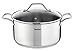 Produktbild Tefal 2100085003 Intuition SS Schmortopf und Deckel, 4.9L/5.2Qt, 24 cm