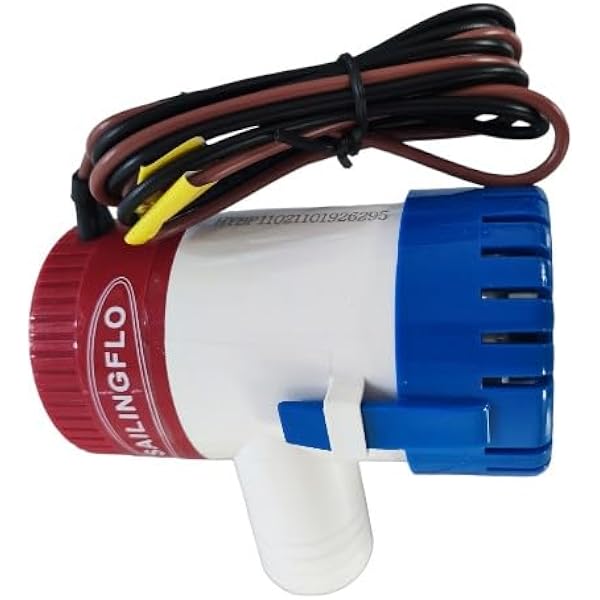 Amarine Made 12V 1100 GPH Automatic Submersible Bilge Pump For Boats – 29mm Outlet
