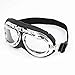 Miki&Co Sports Motorcycle Driving Black Frame Clear Glasses Mirror Sunglasses