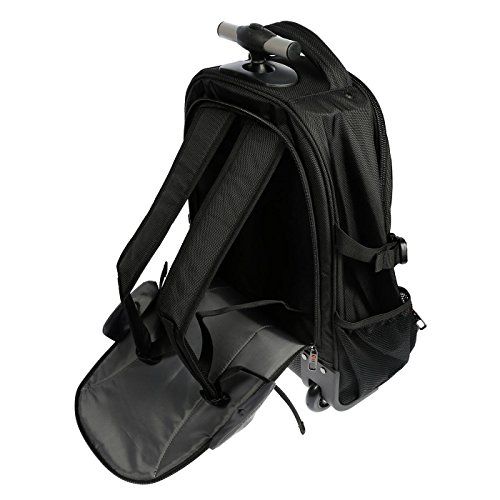 Christian Wippermann Buissnes Laptoptrolley Pilotentrolley mit Notebookfach inklusive Rucksack