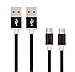Produktbild Sweet Tech Schwarz (Packung mit 2 Stück) 1.5m Micro USB Nylon Umflochtenes Verwicklungssicheres Kabel Ladekabel Datenkabel Geeignet für ZTE Blade Spark/Vantage