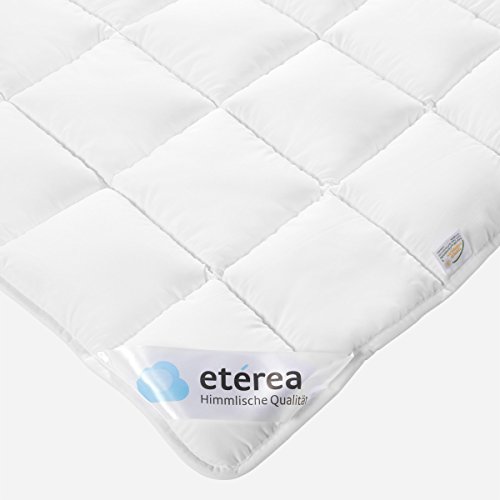 etérea Mikrofaser Steppbett Steppdecke Sommer-Bettdecke Leicht, Made in Germany, 135×200 cm - 2