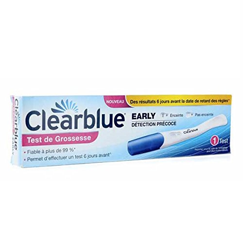 Clearblue Early Détection Pack de 1 Test de Grossesse Précoce
