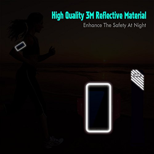 EOTW Brazalete deportivo Samsung Galaxy s6 7 de Neopreno Antideslizante con un bolsillo para tarjetas  llaves  dinero y auriculares  Brazalete movil Ajustable   Prueba de Sudor perfecto para Running F  tbol Pesca Gimnasio Bicicleta Waveboard 