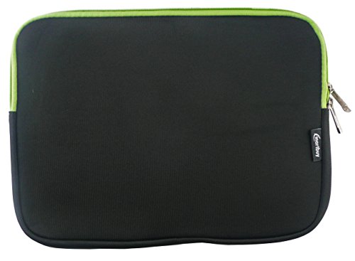 Emartbuy® Schwarz / Grün 12.5 – 14 Zoll Wasserdicht Neopren weicher Reißverschluss Kasten Mit Grün Interieur und zip for Lenovo ThinkPad X1 Carbon 14 Zoll Ultrabook ( 12.5 – 14 Zoll Notebook ) - 2