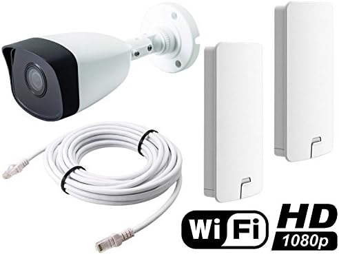 Long Range Wireless HD Lambing Camera Kit with 1080p Outdoor IP Camera, Wifi Bridges, 2km+ Range