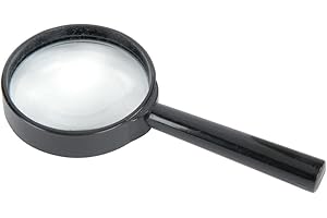 Mercury | Handheld Magnifying Glass | 6 x Magnification, Black