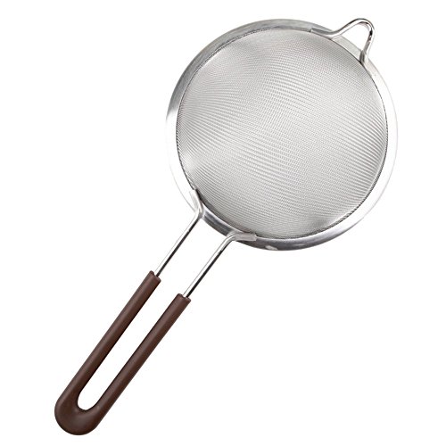 mylifeunit 16 cm feinem Brühsieb, Edelstahl-Abtropfsieb Seiher Sieb mit Griff - 2