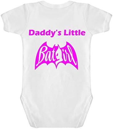 Baby Grow Daddy's Little Batgirl Maternity Baby shower (white, 0-3 months)