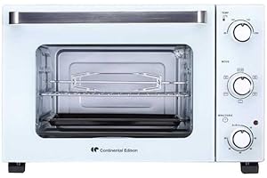 CONTINENTAL EDISON CEMF35W - Minifour électrique 35L blanc - 1500W - Rotissoire, Convection naturelle