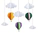 Produktbild STOBOK Papier Girlande 3D Heißluftballon Form mit Wolken Baby Mobile Decke Fenster Wand Hängende Deko