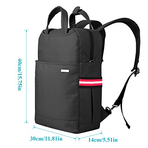 PRASACCO Rucksack Backpack Notebookrucksack f  r 15 6 zoll Schultertasche Handgep  ck wasserabweisend Daypack Umh  ngetasche Unisex Studenten f  r Bus