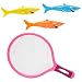 Produktbild Limtoys sinken Tauchen und Greifen Net Angeln Pool-Spielzeug-Set für Kinder - Unterwasser sinkende Hai und Net Spielzeug für Sommer-Pool-Partys - groß Wie Party Gefälligkeiten