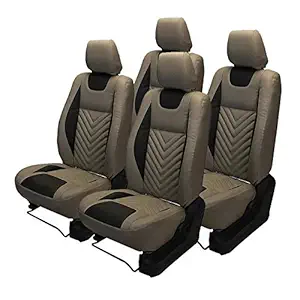 Autofurnish (PL-204 Domino) Compatible with Datsun Redi-Go Custom-fit Leatherette 3D Car Seat Covers