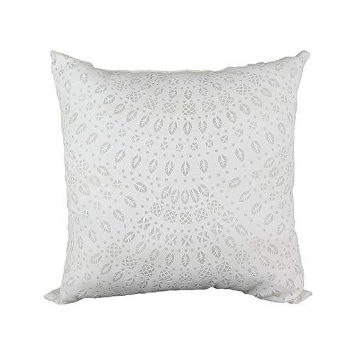 CMP Paris Coussin suédine - 40 x 40 cm - Blanc