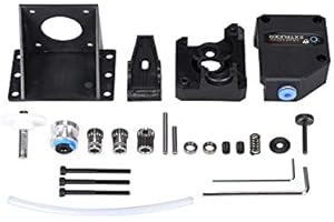 3D Printer Accessories, TUZUK Upgrade BMG Extruder Cloned Btech Bowden Extruder Dual Drive Extruder 1.75mm for Tevo Tornado Wanhao D9 CR10 Ender3 Anet E10, Black