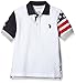 U.S. Polo Assn. Unisex Child Flag Sleeve Ss Pole, off-white (bianco (100)), size 12