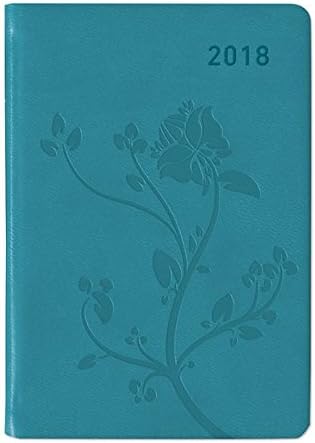 Weekly Agenda ladytimer Mini Deluxe 2018 "Turquoise 8 x 11.5 cm