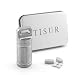 Produktbild TISUR - Große, solide, Titan Einkammer Keychain Pille Halter/Container für Männer & Frauen ~ hält Aspirin, Ibuprofen, Advil & andere Medikamente ~ Waterproof & Ideal Pill Fob für Reisen ~ 2,6"x 1"
