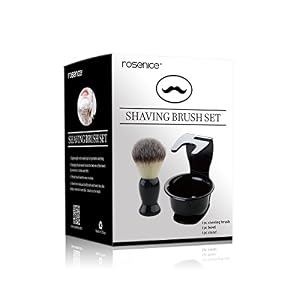 Rosenice Mens Shaving Kit Shave Brush Stand and Shaving Mug Set for Father's Day Gift - Image 6