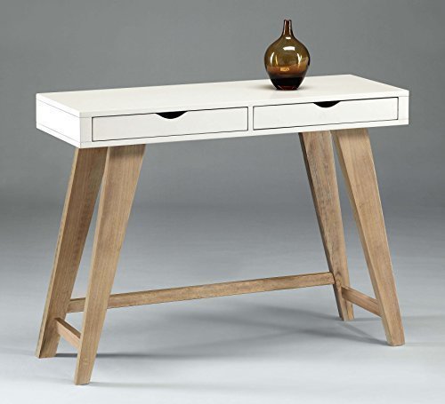 lounge-zone Design Schreibtisch Sekretr Konsole ARIZONA II wei Gestell Buche 101cm 2 Schubladen 8273 lounge-zone Design Schreibtisch Sekretr Konsole ARIZONA II wei Gestell Buche 101cm 2 Schubladen 8273